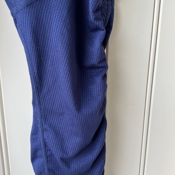 FABLETICS Navy Blue Adjustable Ruched Leggings Size Xxs - Picture 5 of 12
